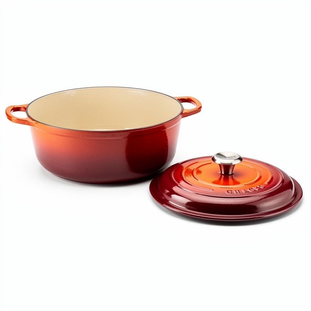 Enameled Cast Iron Dutch Oven, 6-Quart