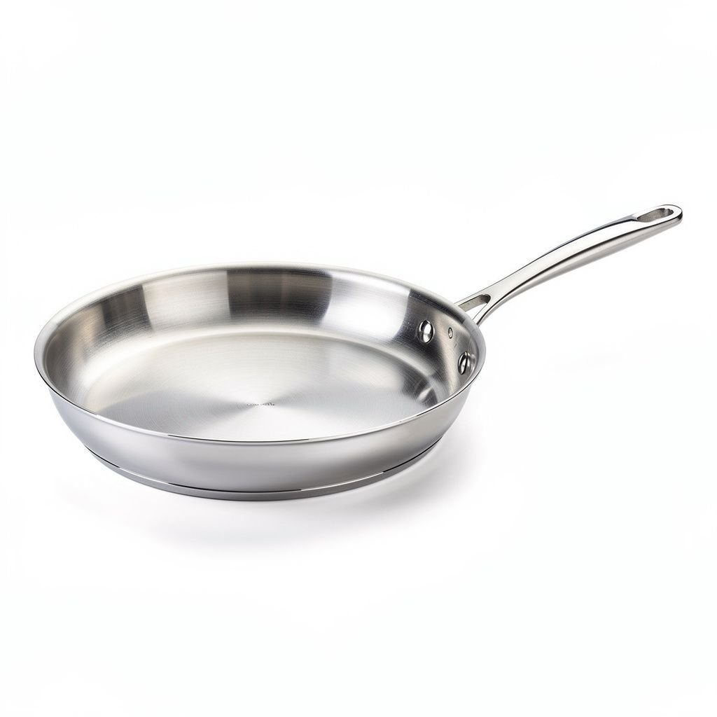 Tri-Ply Stainless Steel Skillet, 10-Inch