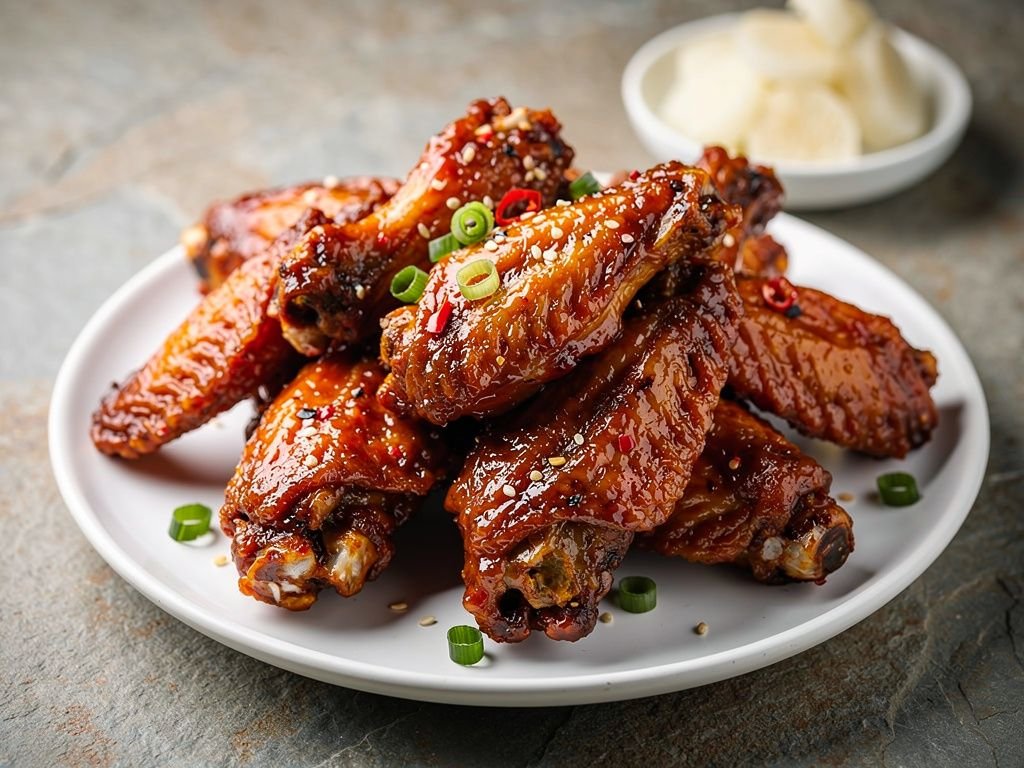 Korean-Style Double-Fried Chicken Wings