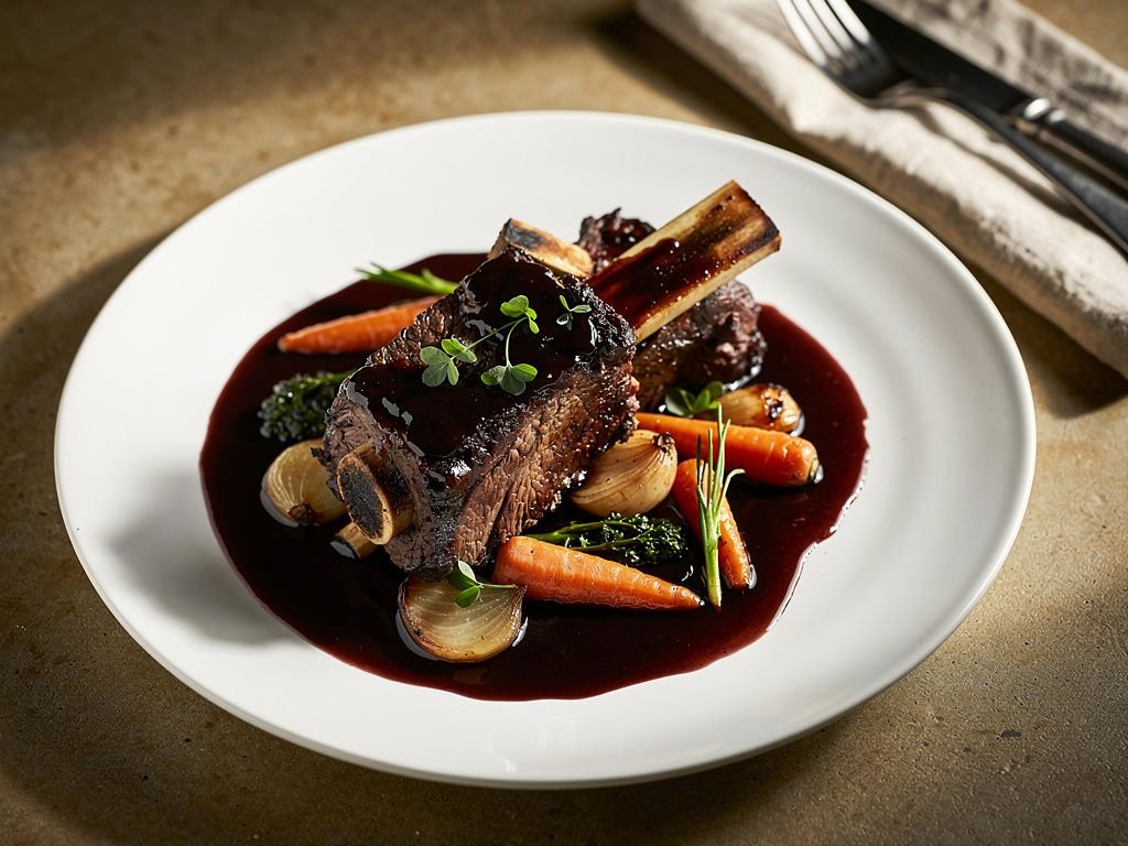 Red Wine Braised Beef Short Ribs