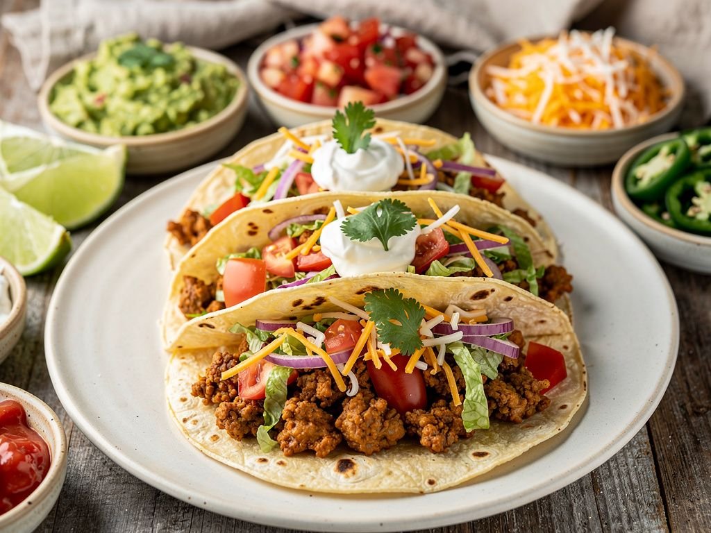 Ground Beef Tacos with Homemade Seasoning