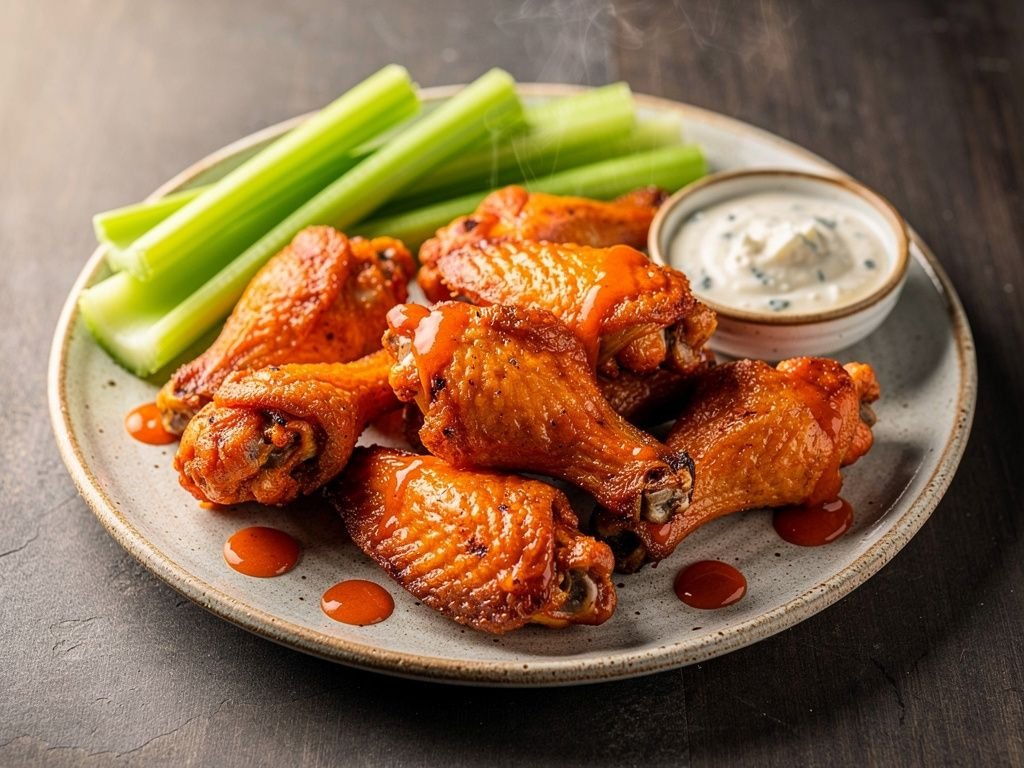 Crispy Baked Buffalo Chicken Wings