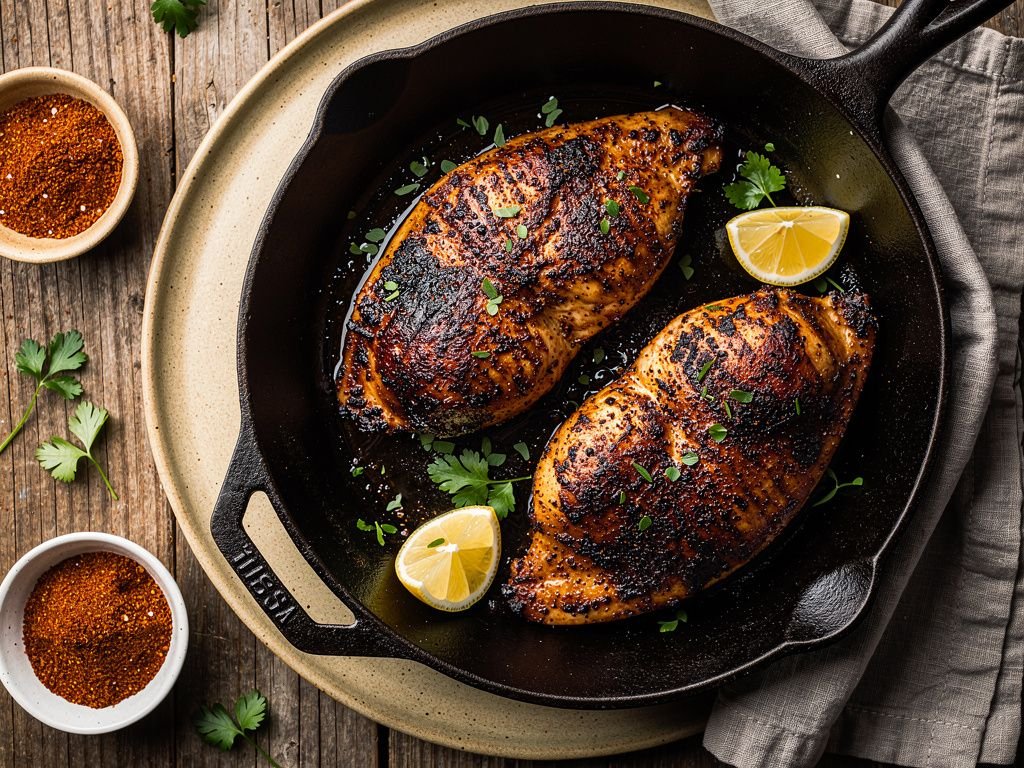 Cajun Blackened Chicken Breasts