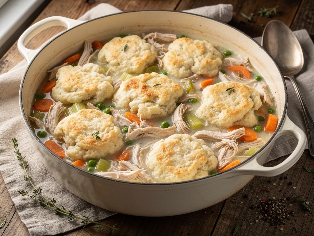 Old-Fashioned Chicken and Dumplings