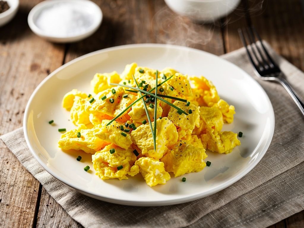 Classic Scrambled Eggs with Chives