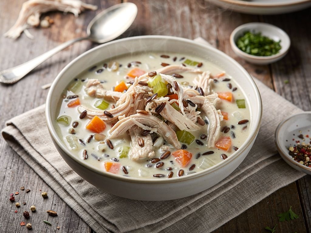 Creamy Chicken and Wild Rice Soup