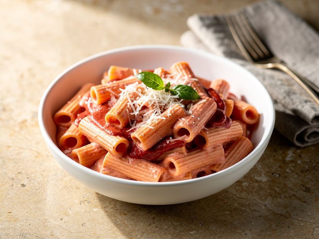 Creamy Tomato Vodka Rigatoni