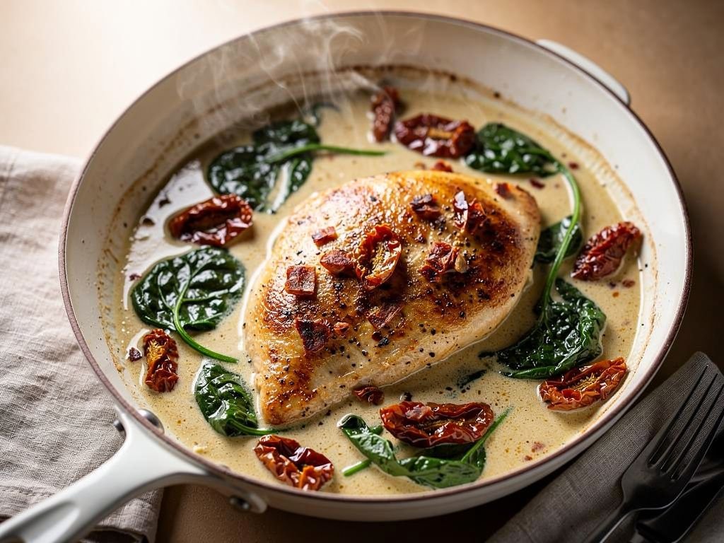 Creamy Tuscan Chicken Breasts