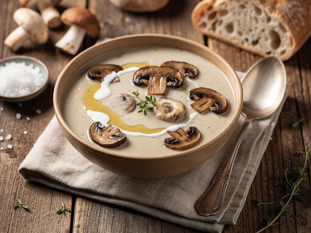 Creamy Wild Mushroom Soup