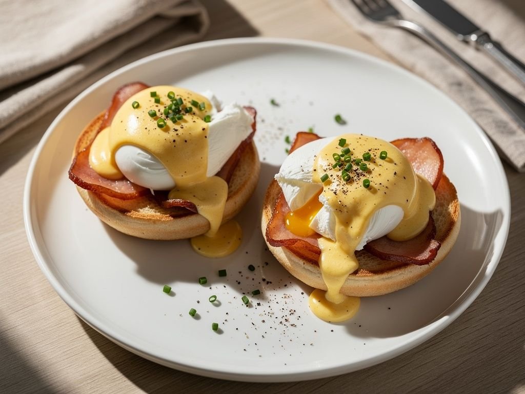 Eggs Benedict with Hollandaise Sauce