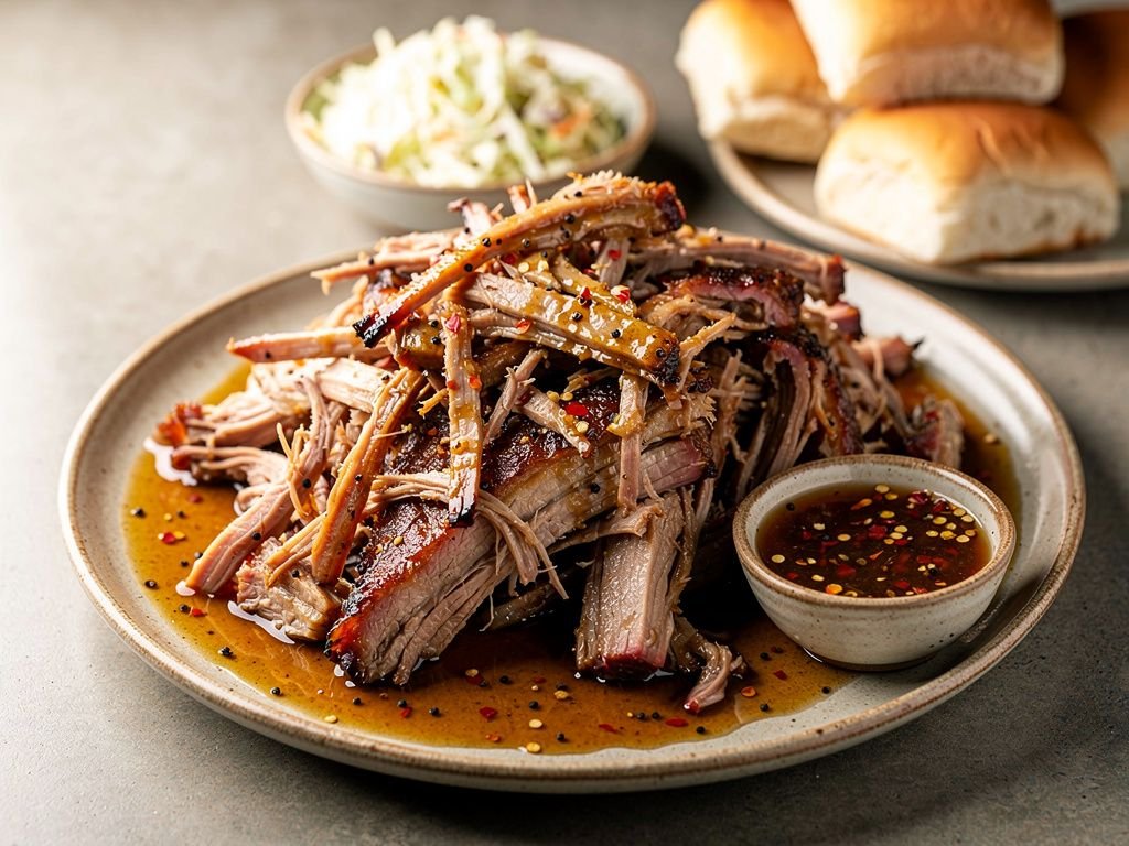 Carolina Pulled Pork with Vinegar Sauce