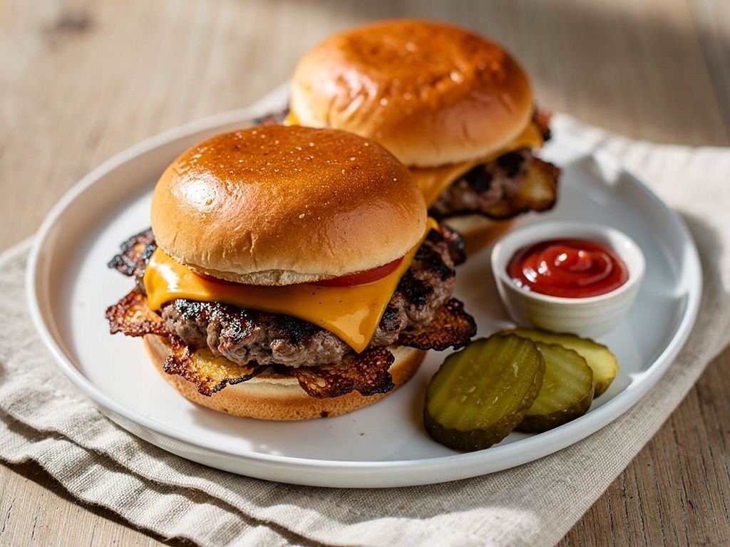 Classic Grilled Smash Burgers