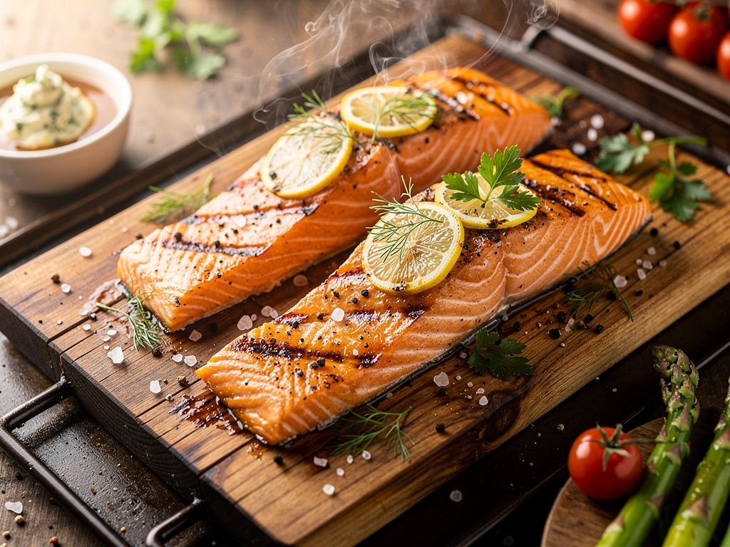 Grilled Cedar Plank Salmon