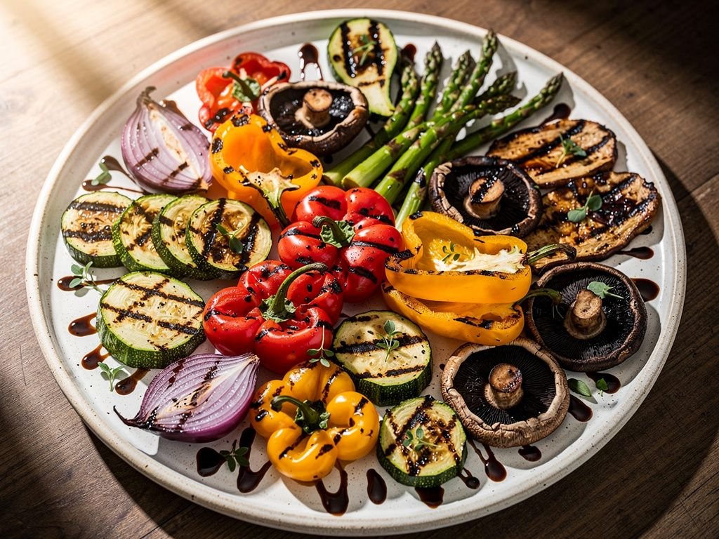 Charred Grilled Vegetable Platter