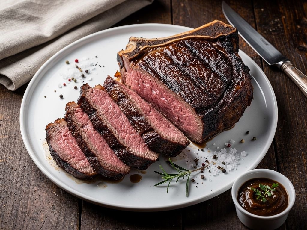 Reverse-Seared Ribeye Steaks