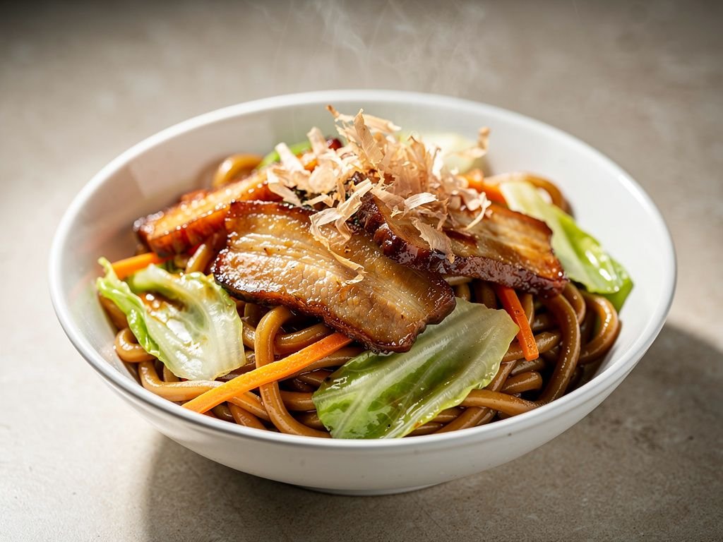 Yaki Udon with Pork Belly