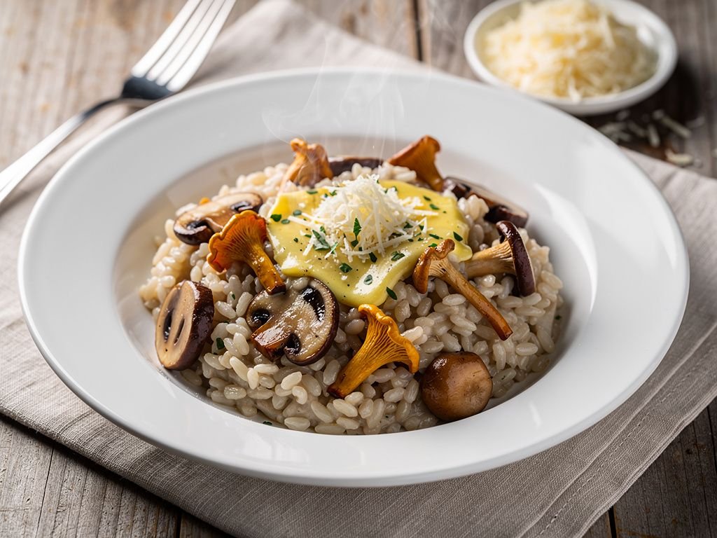 Creamy Wild Mushroom Risotto
