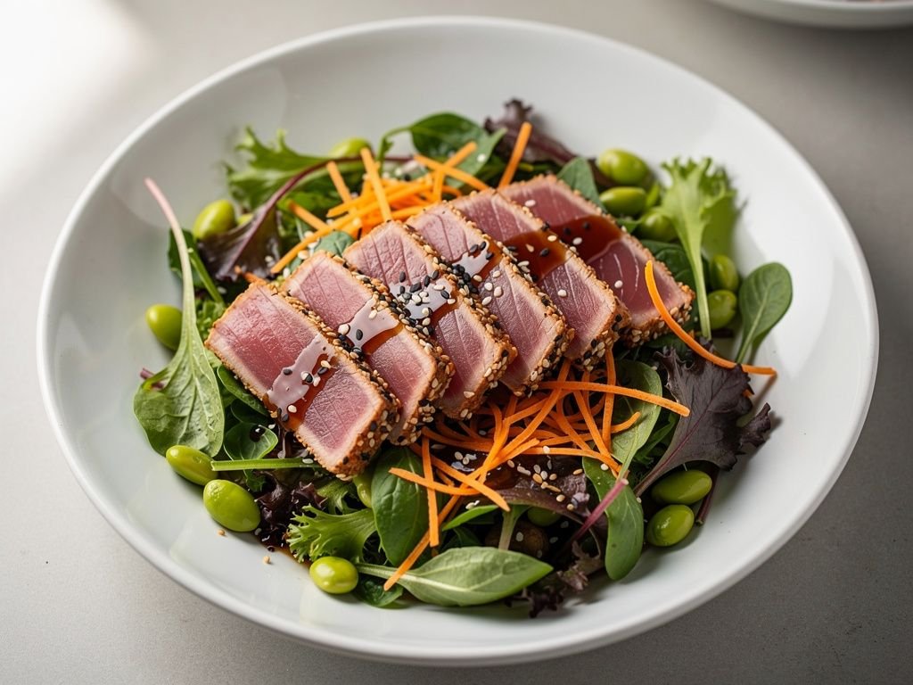 Asian Sesame Seared Tuna Salad