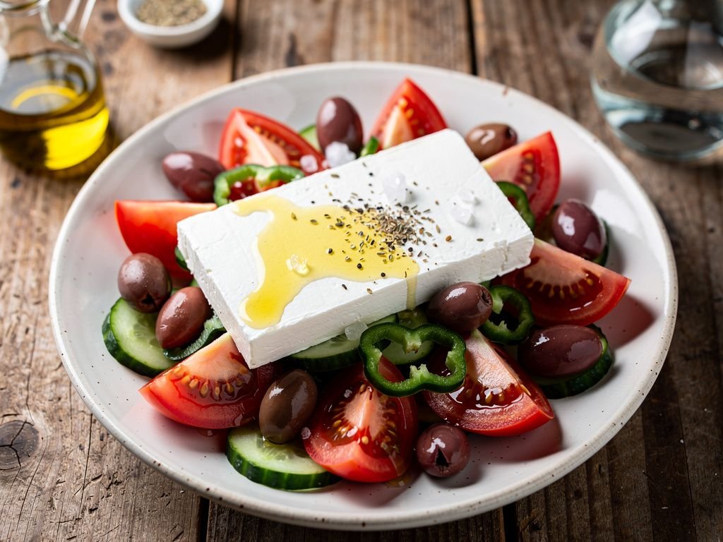 Greek Village Salad (Horiatiki)