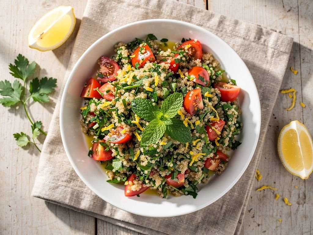 Quinoa Tabbouleh-Style Grain Salad