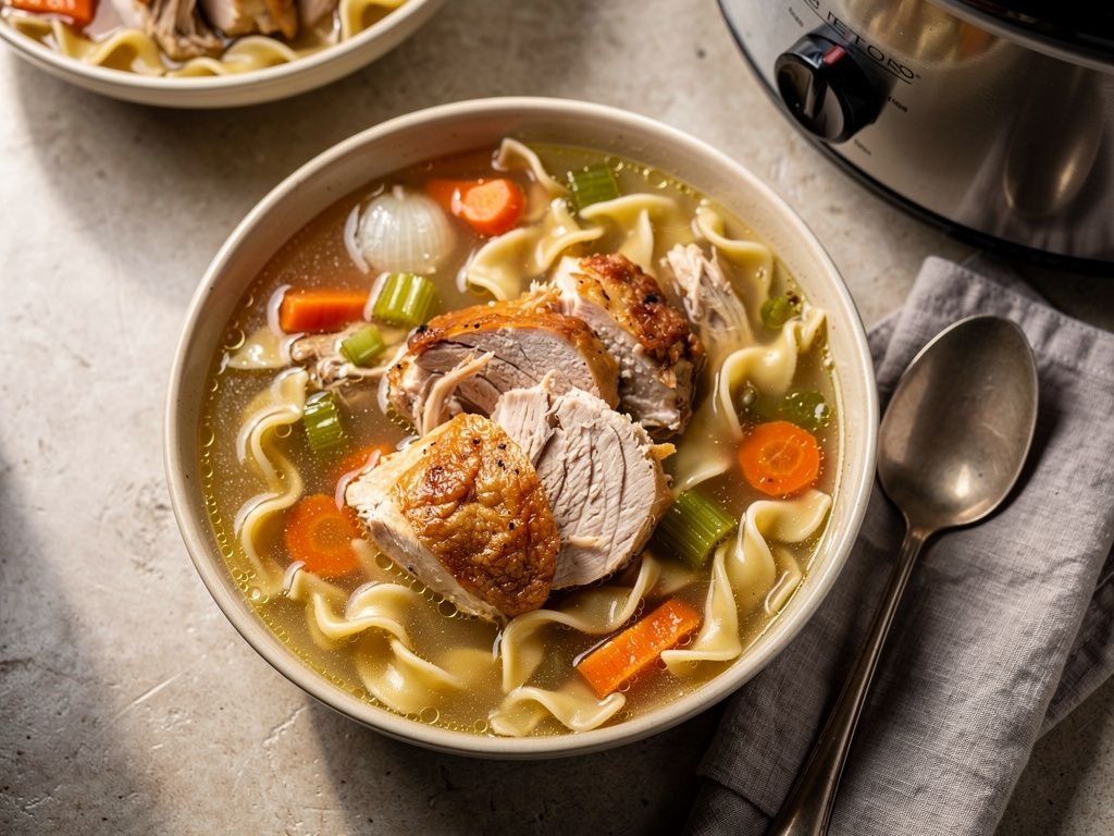 Slow Cooker Chicken Noodle Soup