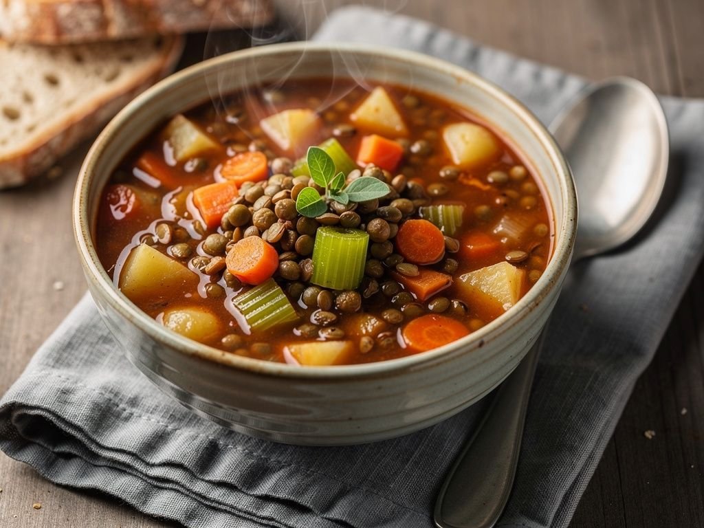 Slow Cooker Vegetable Lentil Soup