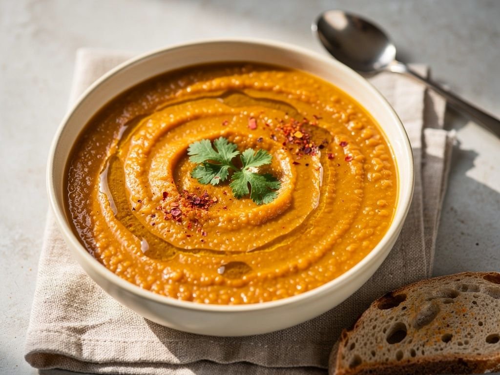 Spiced Red Lentil Soup