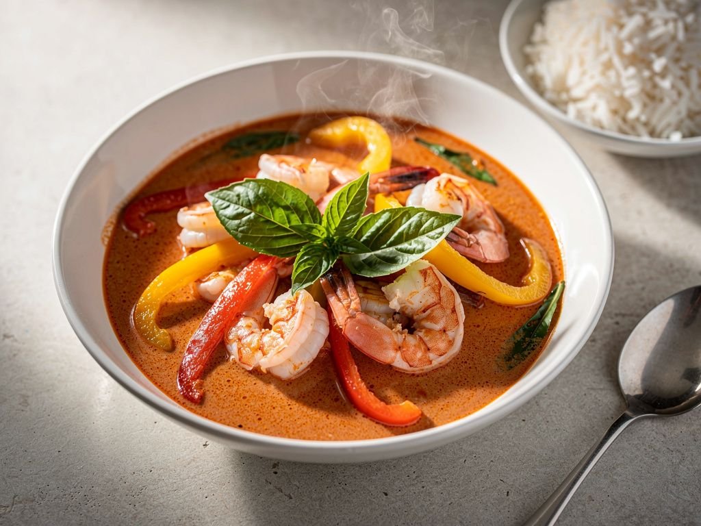 Thai Red Curry with Shrimp
