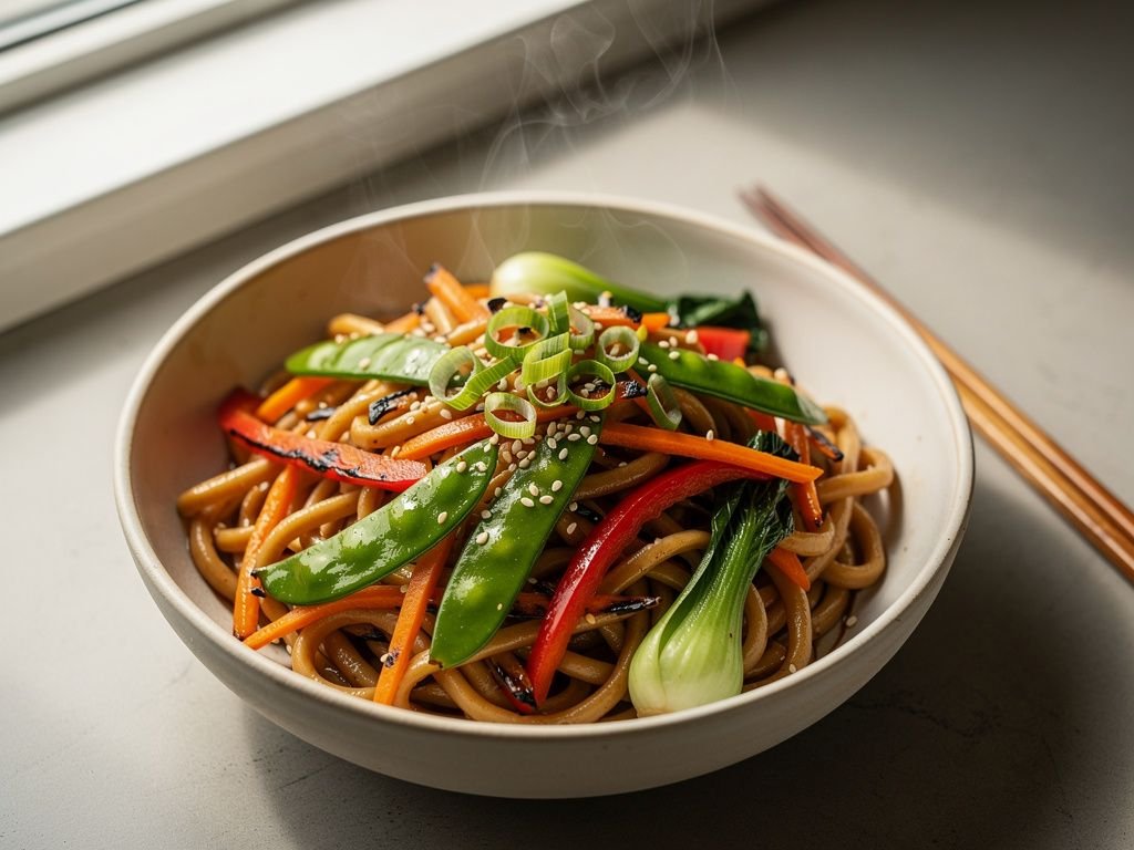 Vegetable Udon Stir-Fry